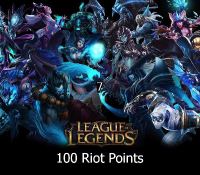 League of Legends 100 RP Предоплаченная карта